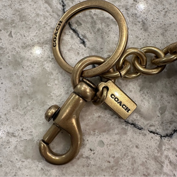 Coach Lipstick Holder in Signature Canvas with Tea Rose Turnlock - Picture 6 of 8